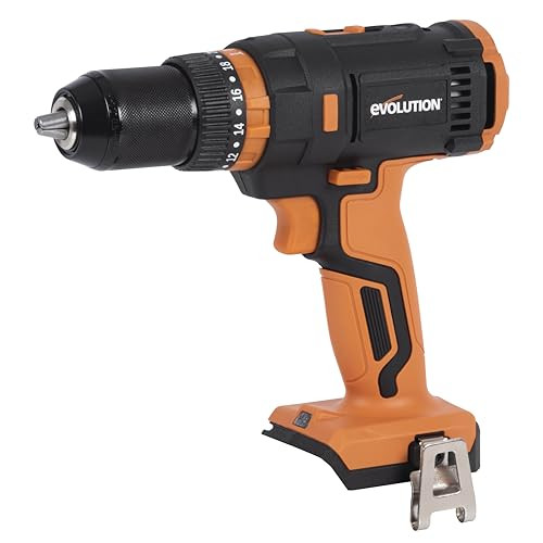 Evolution Power Tools R13CMB-Li Draadloze Combi Boormachine met Variabele Snelheid, Zwart/Oranje