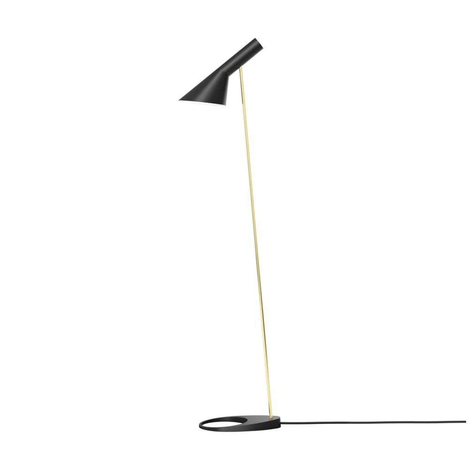 Louis Poulsen AJ vloerlamp Brass/Black
