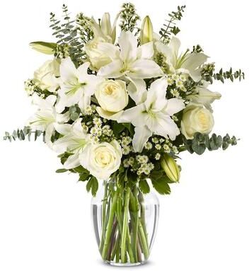 From You Flowers Flowers - With All Our Sympathy Lily Arrangement