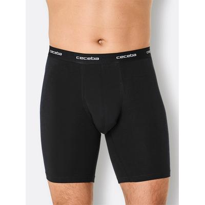 Lange Unterhose, Herren, Gr. 9, 2 Stk., schwarz, 95% Baumwolle, 5% Elasthan, Unterhosen Lange Unterhose