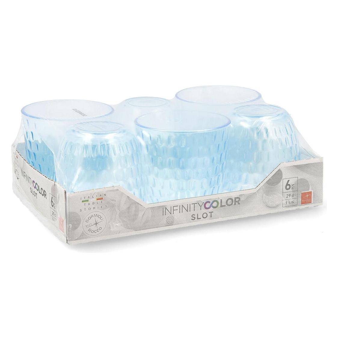 Bormioli Rocco Bormioli 6 Schlitz lebendige Wassergläser (0.29 l, 6x) (090122)