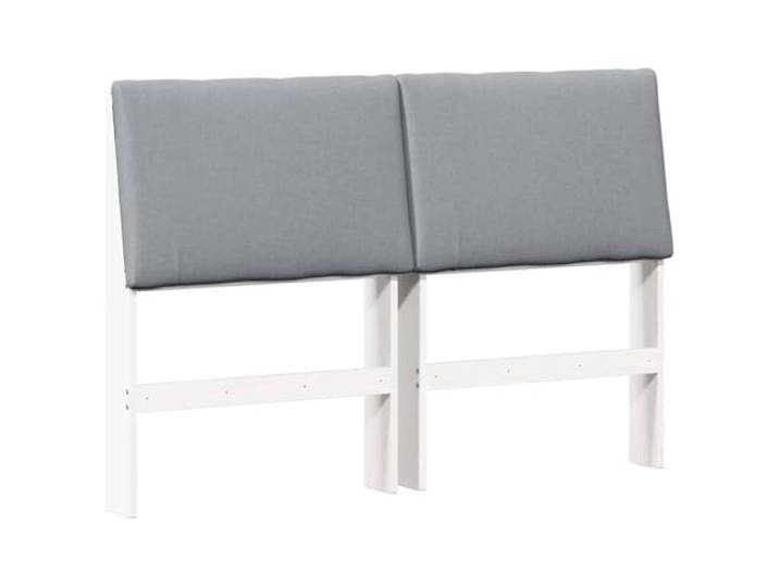 HGLADYU Modernes Kopfteil mit gepolsterter Oberfläche und Stoffbezug, gepolstertes Kopfteil in Hellgrau für 160 cm Bett, massives Kiefernholz