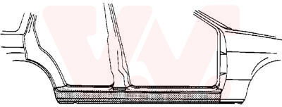 Van Wezel Einstiegblech 3766104 Rechts