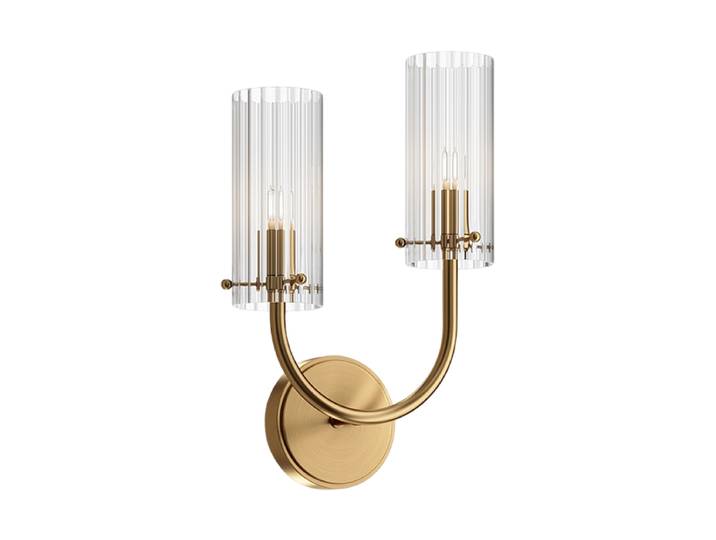 Design Wandlampe „Arco“ Gold, Transparent Maytoni