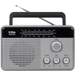 Elta Radio Julia 3 silver (FM), Radio, Silber