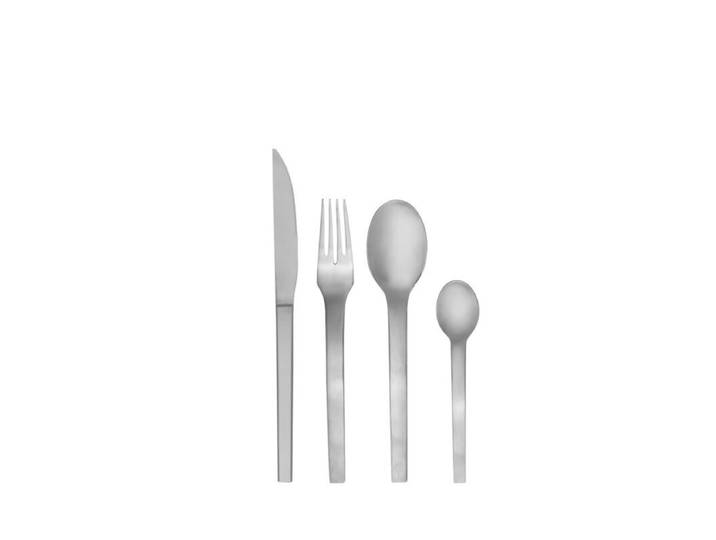 Hübsch Mano Lot de 16 couverts brossés