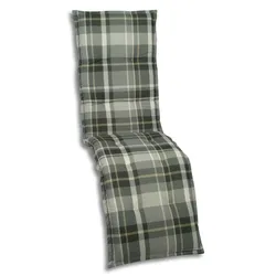 GO-DE Textil Relaxauflage Karo grau