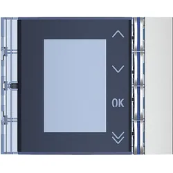 Bticino, Zubehör Gebäudesicherheit, Frontblende Displaymodul Allmetal