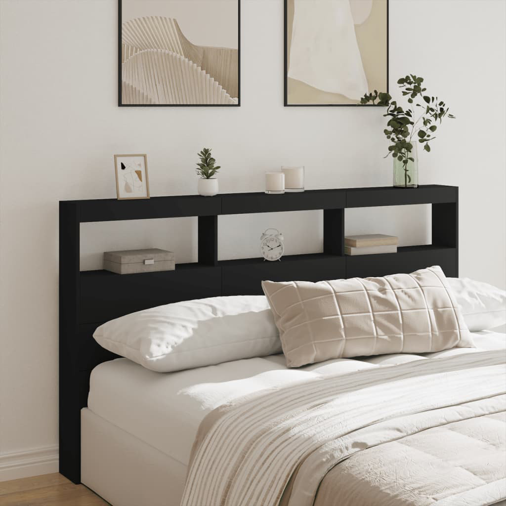 Metro Cedria Headboard Black Super King - 180 x 200 cm