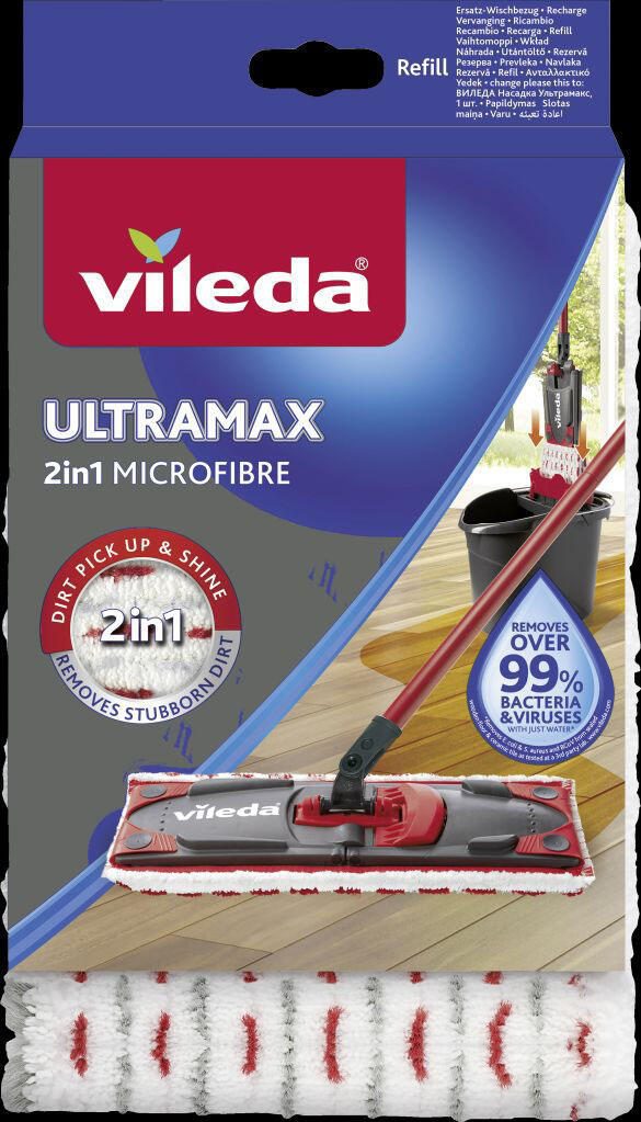 vileda ULTRAMAX Wischbezug für Bodenwischer 131836