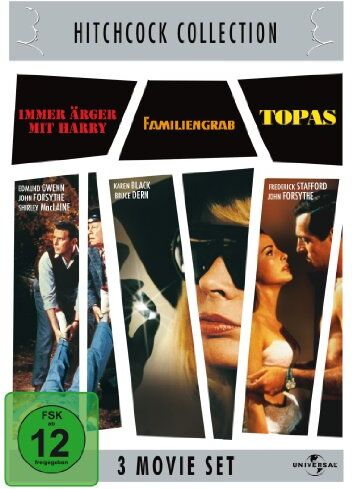 Alfred Hitchcock - Hitchcock-Collection: Immer Ärger mit Harry / Familiengrab / Topas [3 DVDs] - Preis vom 16.10.2026 11:41:07 h
