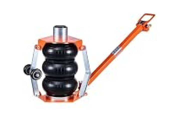 VEVOR Cric Pneumatique 3 T, Cric de Levage Pneumatique Capacité jusqu'à 470 mm avec Colonne de Rehausse, 3 Coussins d'air, Poignée Réglable, Levage Rapide, pour Réparation Voiture SUV Atelier Garage
