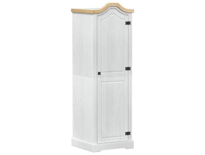 NOUVEAU Armoire de chambre - Garde-robe - organisateur rangement - blanc - 55x52x170cm Pin massif 73744