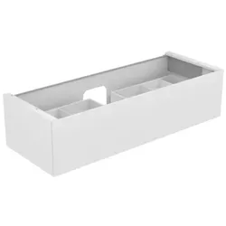 Keuco Edition 11 Unterschrank 31361280100 140x70x53,5cm, mit LED, Lack, cashmere,Glas satin.