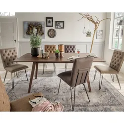 designline »Levi« Polsterstuhl Anthrazit 434