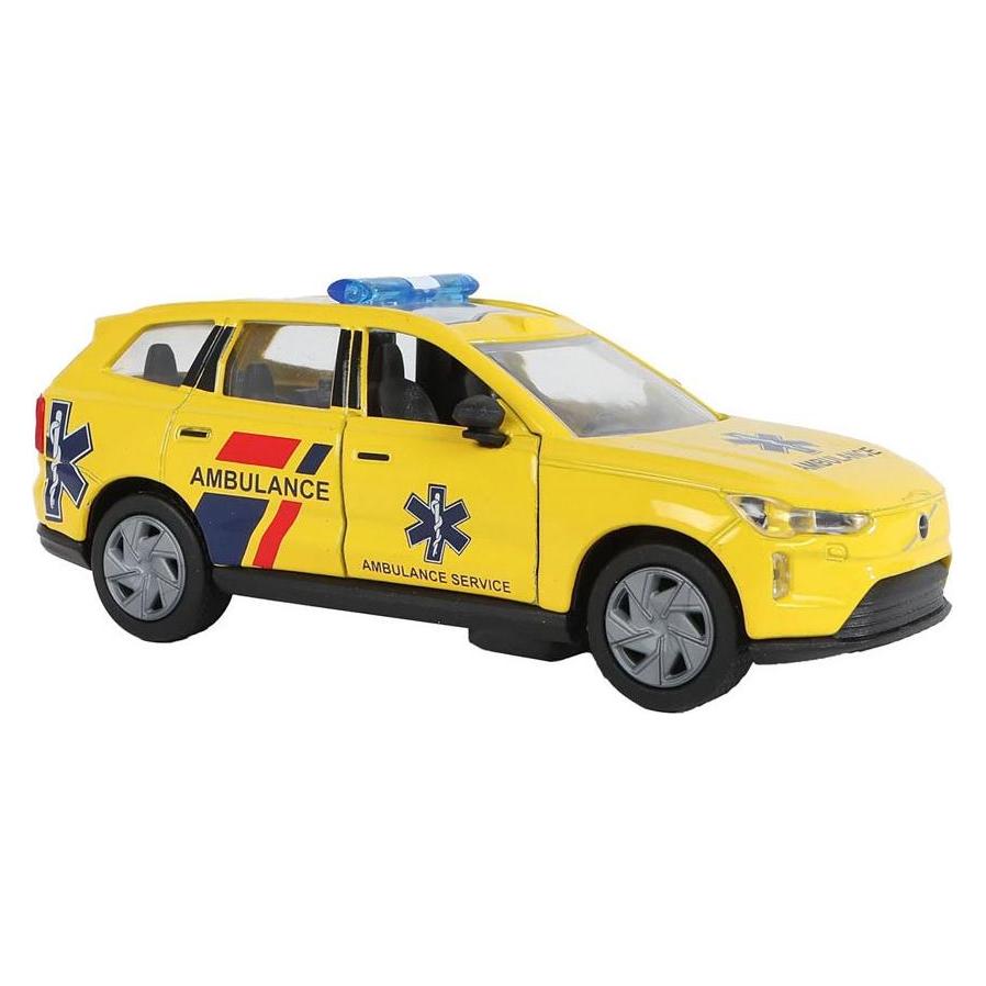 Kids Globe Farming Kids Globe Krankenwagen Volvo EX90 NL, Druckgussmodell mit Licht und Sound (72156629)