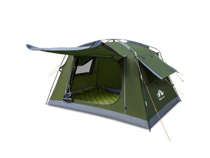 Tente de camping Night Cat pour la randonnée : Tente portable imperméable pour 1-2 personnes, installation rapide et compacte pour les festivals en plein air