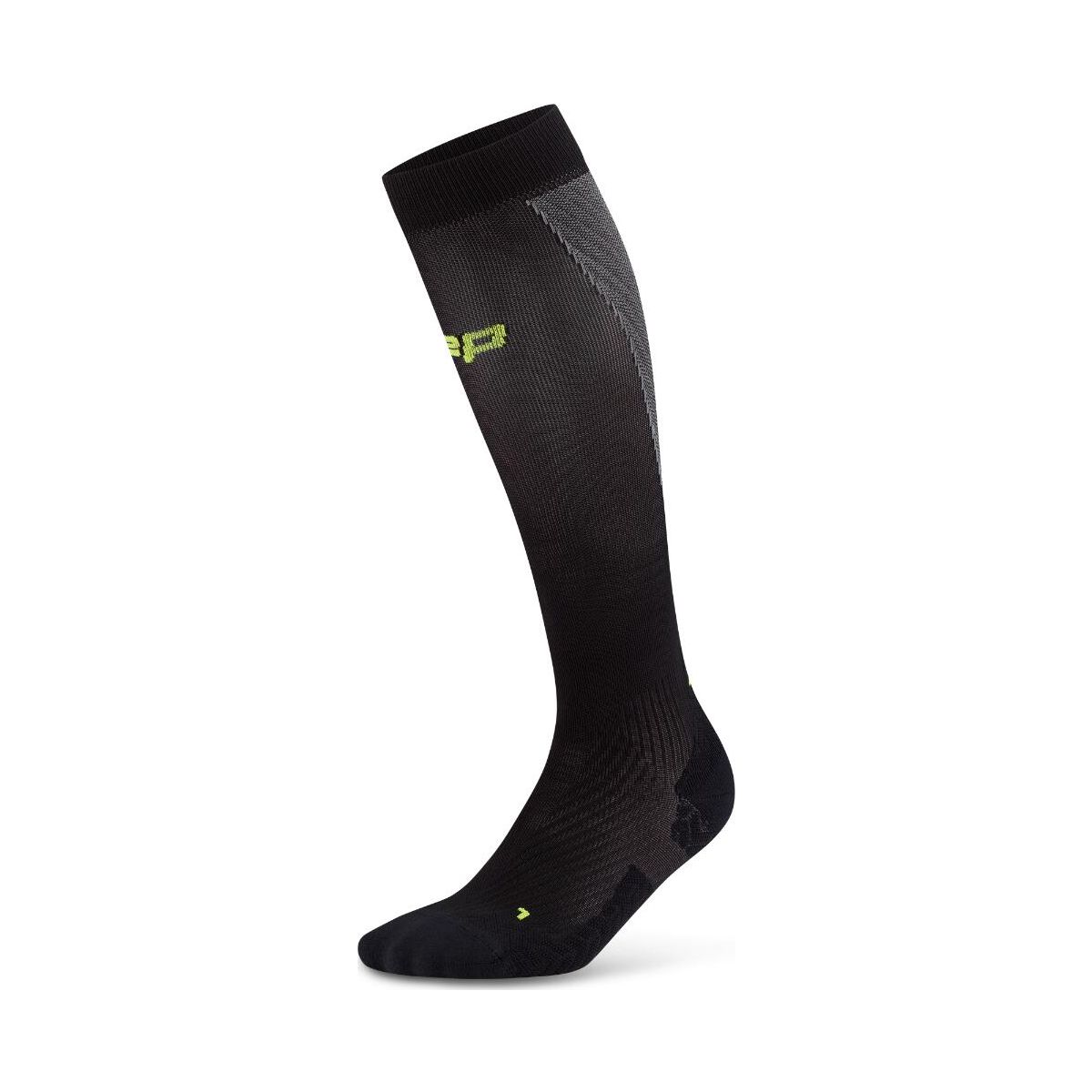 CEP Run Ultralight Socks, Tall, 4.0, Men black/grey (321) III WP80VL2