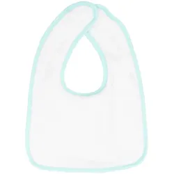 The One Towelling Kinder Baby Lätzchen Baby-Lätzchen Baby Bib white/mint one size