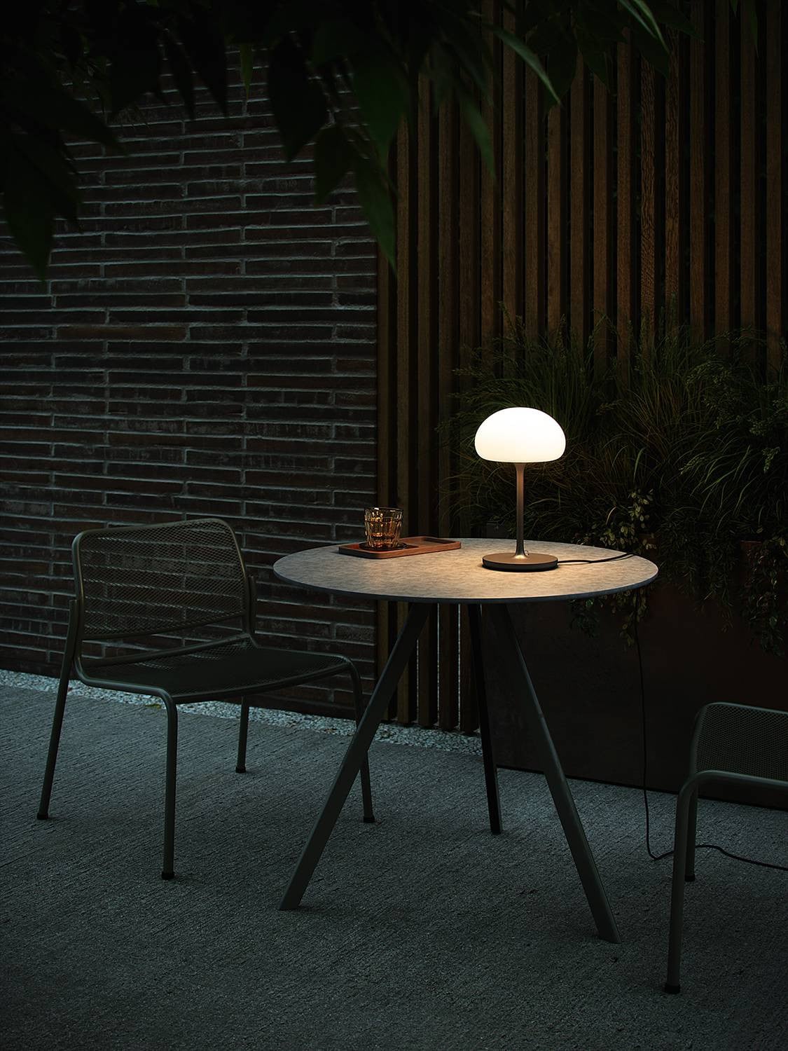 Nordlux Sponge oplaadbare LED tafellamp grijs/wit