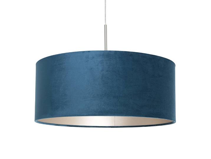 Suspension Sparkled Light Ø 45cm Argenté/Turquoise/Argenté Velours E27