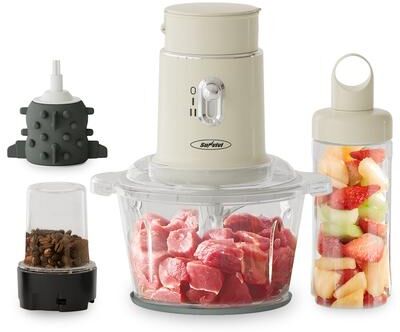 Royalcraft "4 in 1 Food Grinder Meat Milling Juicing Garlic Peeler 8.8"""