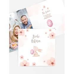 Osterkarten selbst gestalten mit Spruch und Fotos im Onlinedesigner bei Meine-Kartenmanufaktur.de