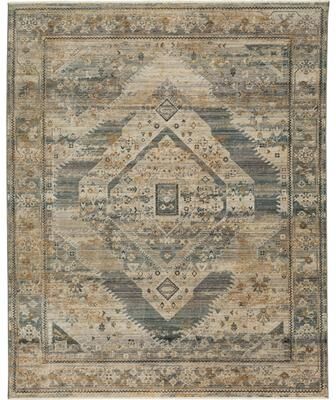 Karastan Gamin Distressed Medallion Area Rug
