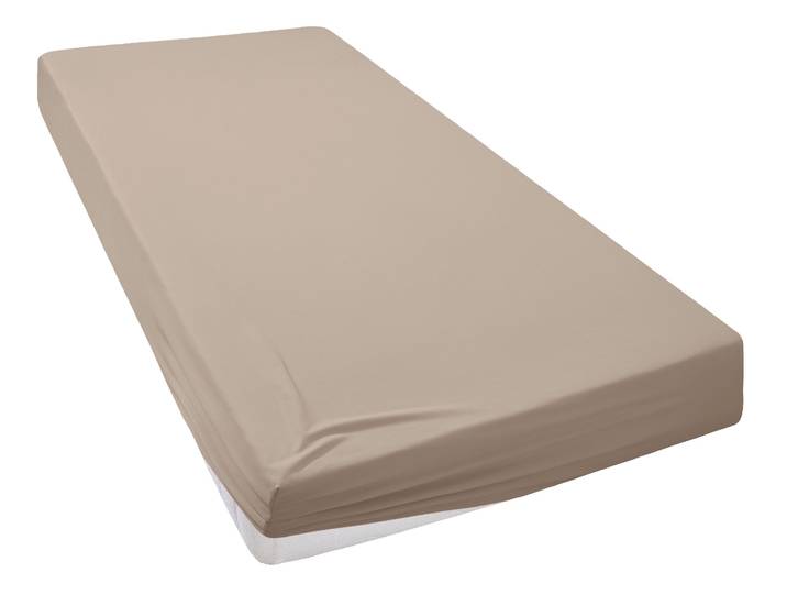 Spannbettlaken GOODPRODUCT Desner , beige, B:200cm L:200cm, Microfaser, Obermaterial: 100% Polyester, Bettlaken, Spannbettlaken, Mikrofaser, für Matratzen bis 20cm Höhe, 100% Polyester, Bettlaken