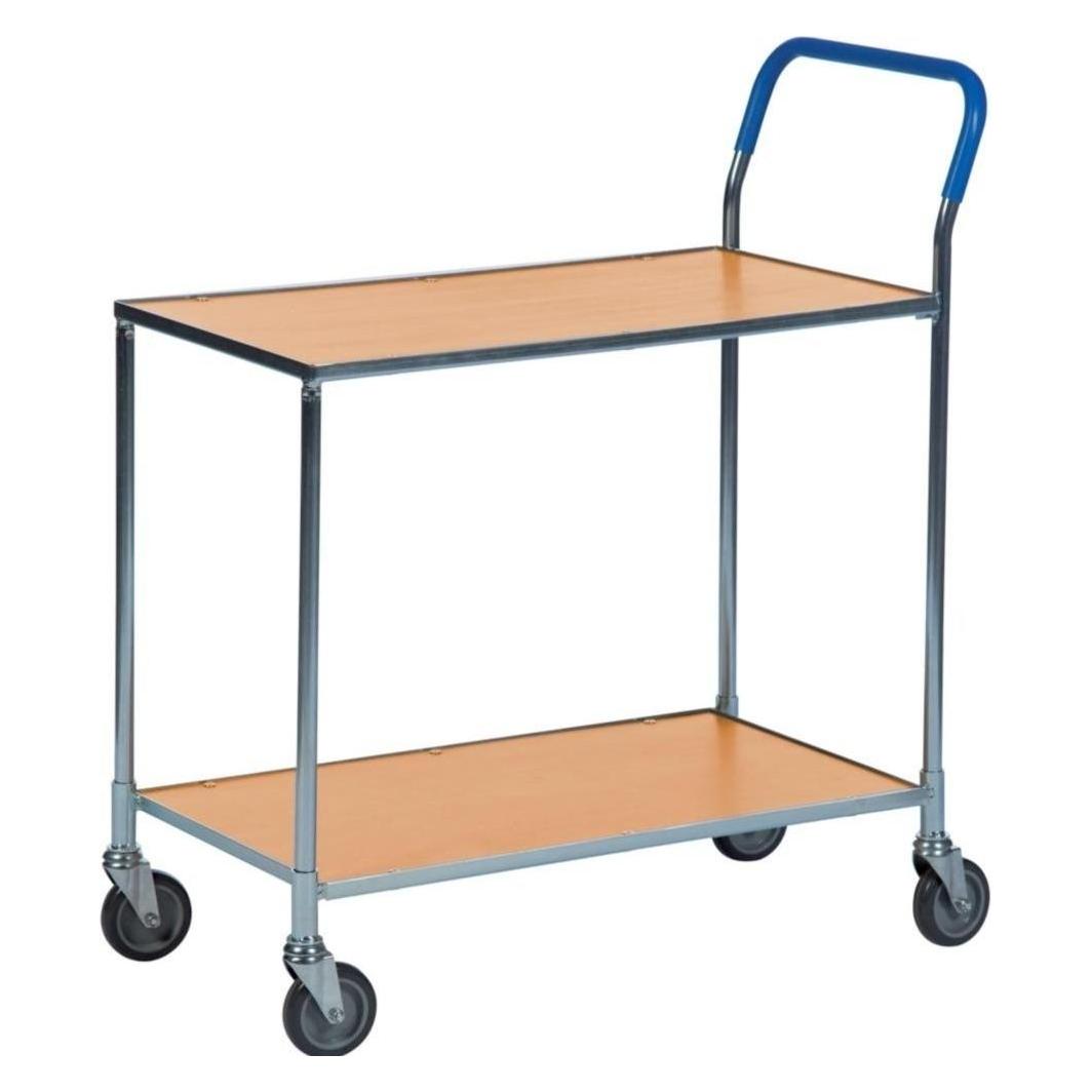 Magni Format 4332163880462 - Tischwagen m. 2 Ladefl. Dekor Buche (150 kg) (4332163880462)