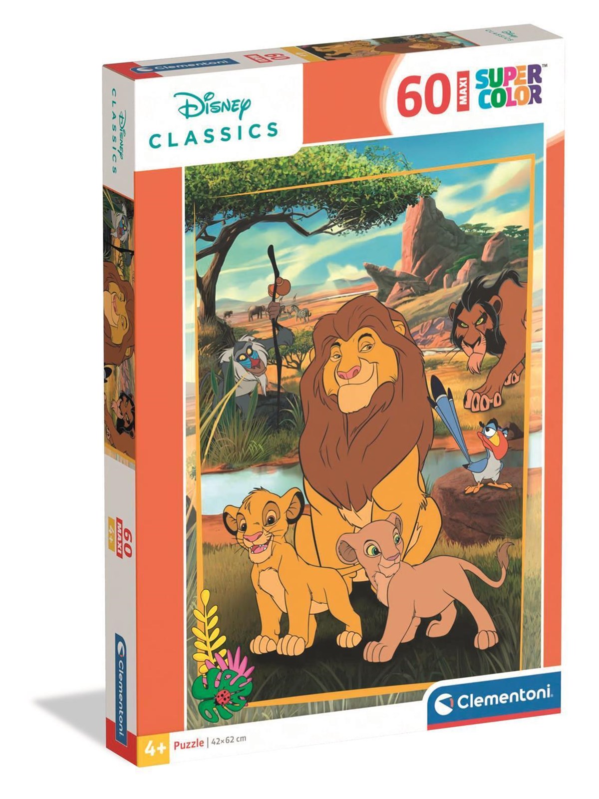 Clementoni Puzzle Maxi Disney Classics 2026 60 pieces 2D Puzzles