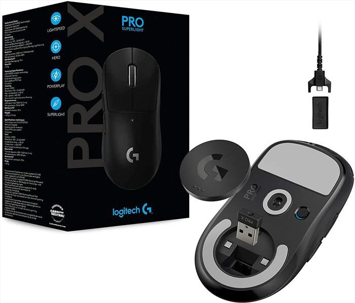 Logitech G Pro X Superlight-nero