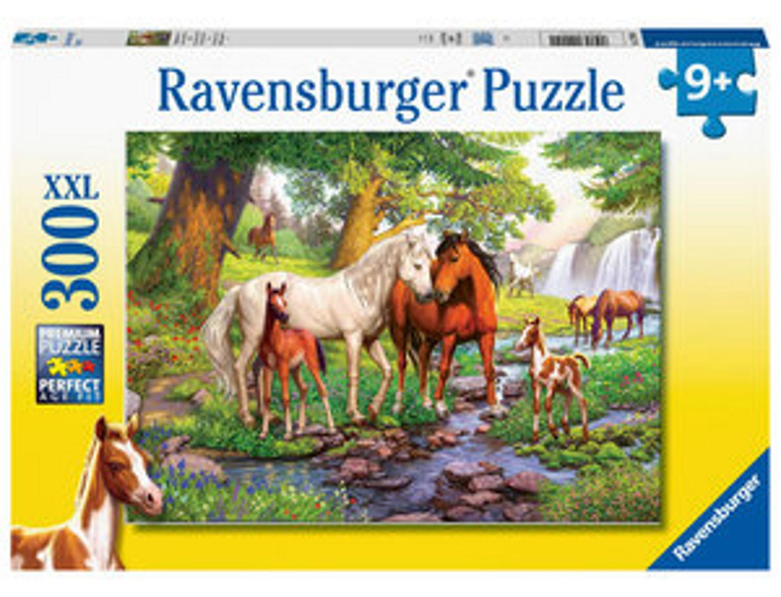 Ravensburger Puzzel Wilde paarden aan de rivier