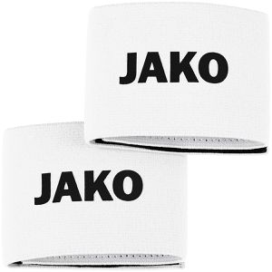 JAKO Schienbeinschonerhalter 2924, mit Klettverschluss, weiß, 1 Paar