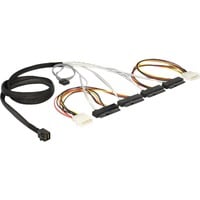Adapterkabel miniSAS HD SSF8643 > 4x SFF8482 50cm