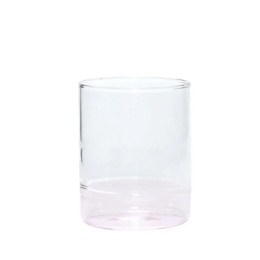 Hubsch Drinkglazen roze - set van 6 stuks