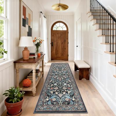 "Garvee Modern 2'X6'Area Rug,Botanical Floral Medallion Soft Washable Rug - 2'3"" x 12' Runner"