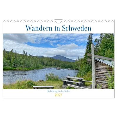 Wandern in Schweden - Einladung in die Natur (Wandkalender 2027 DIN A4 quer), CALVENDO Monatskalender
