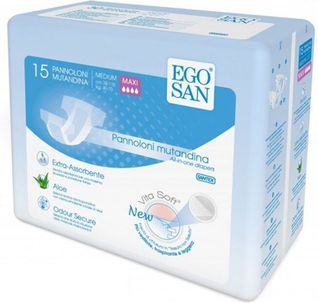Egosan Pannolone A Mutandina Media Maxi  - Da 60 Pz