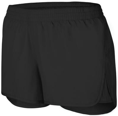 Augusta Sportswear 2431 Girls Wayfarer Shorts in Black size Small   Polyester