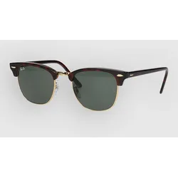 Ray-Ban Clubmaster Mock Tortoise/Arista Sonnenbrille green Gr. Uni