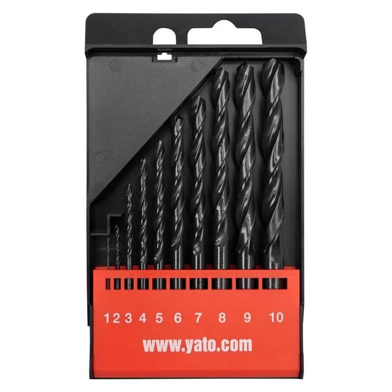 Yato Twist Drill Bit Set 10pcs (YT-4461)