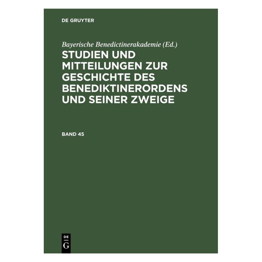 De Gruyter Studien und Mitteilungen zur Geschichte (Deutsch, Hardcover) (67828510)