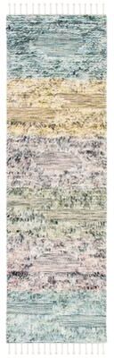 SAFAVIEH Handmade Casablanca Shag Aglaia Tribal Wool Rug