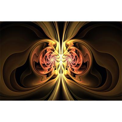 Fototapete PAPERMOON "ABSTRAKT DESIGN-MUSTER STRUKTUR", bunt, B:4m L:2,6m, Vlies, Tapeten