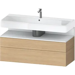 Duravit Waschtischunterschrank wandhängend „Qatego“ 119 × 59 × 47 cm, ohne Beleuchtung