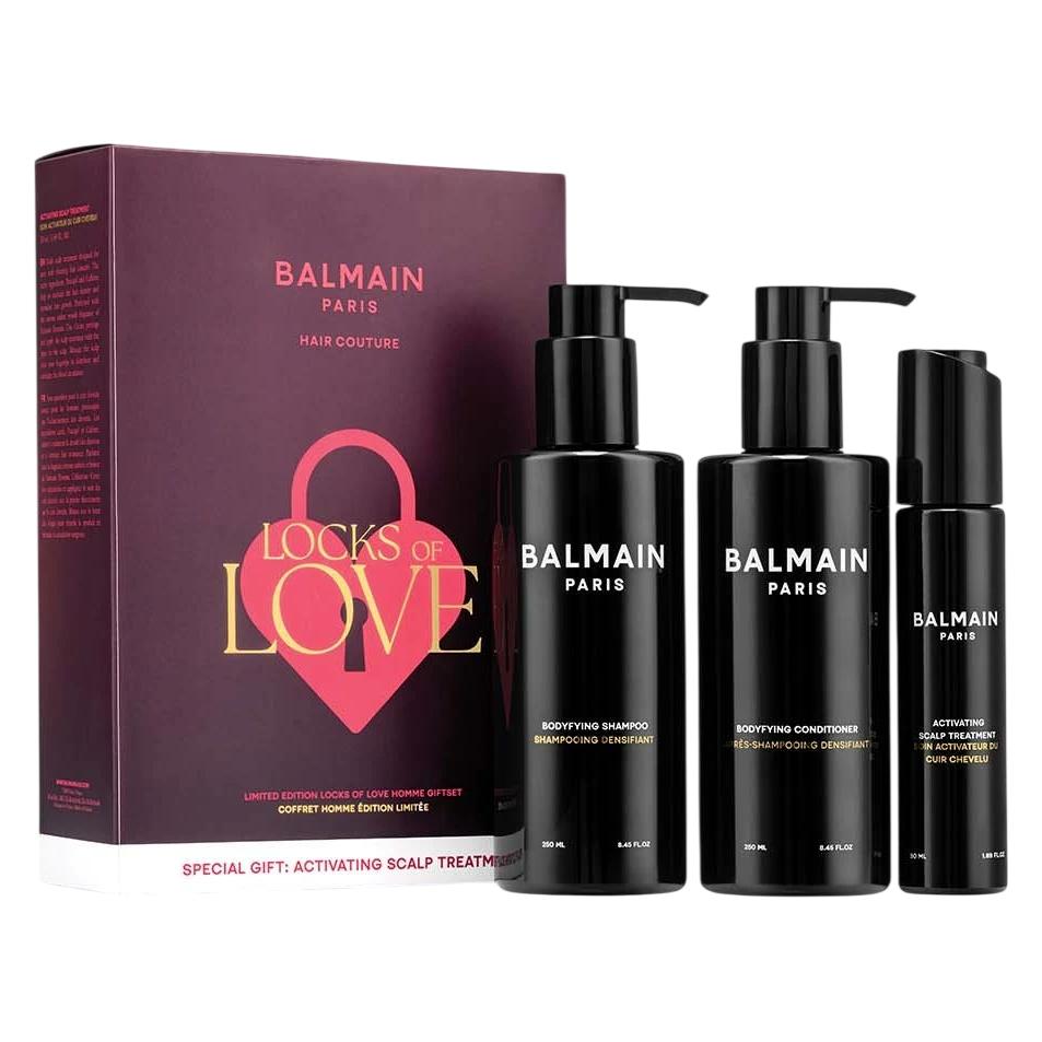 Balmain Locks of Love Set für Männer - Shampoo, Conditioner & Scalp Serum (Haarpflege Set) (LE CS M SET C1 26)
