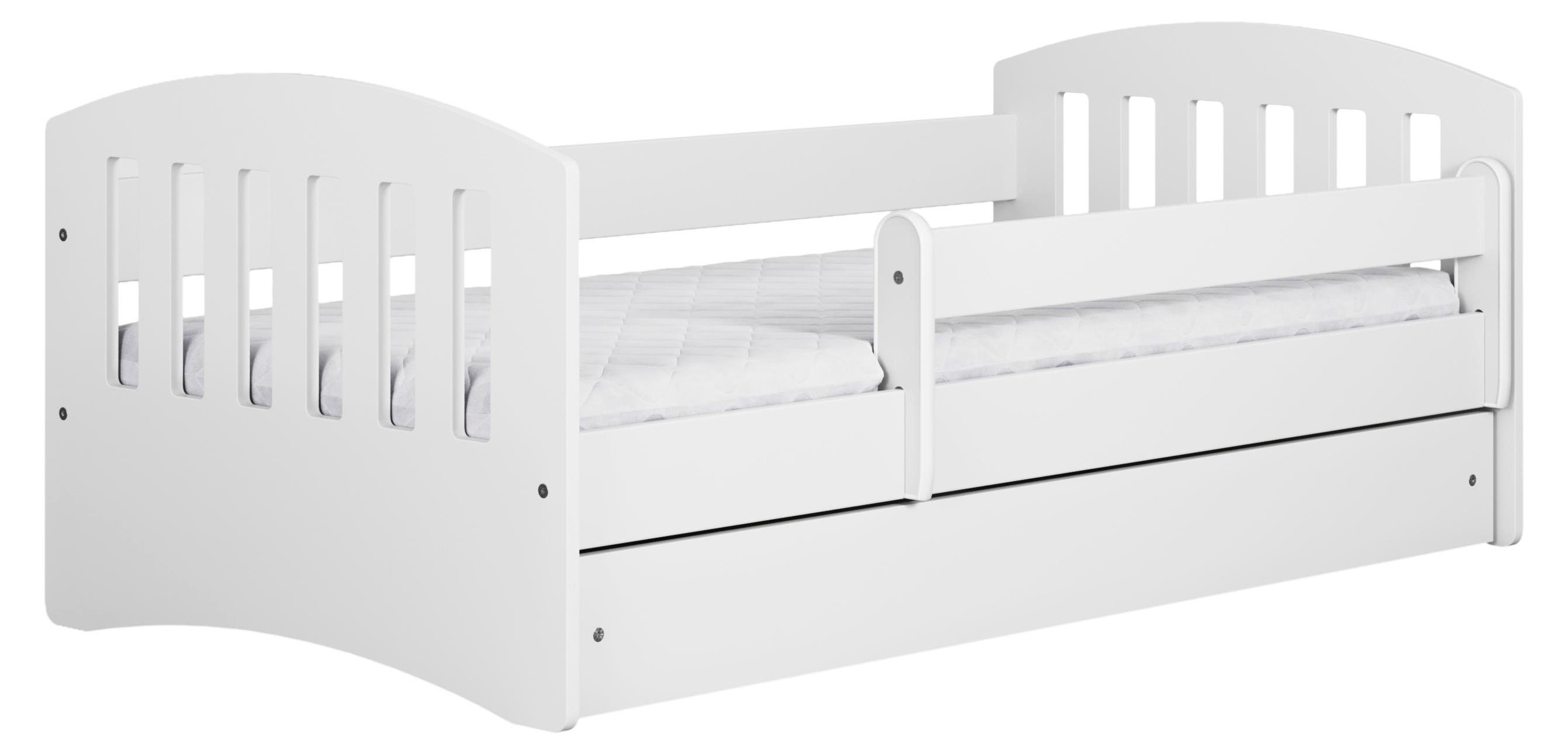 raumhirsch KINDERBETT CLASSIC mit Schublade ohne Matratze Weiß 90/65/164