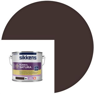Sikkens Lackfarbe Rubbol Satura, 2,5l, schokobraun RAL 8017 innen & außen, seidenglänzend