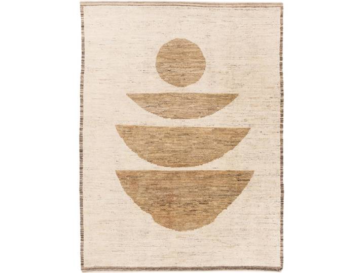 Berber Contemporary Teppich 250x326 Handgeknüpft Modern Orientteppich Designteppich Wolle